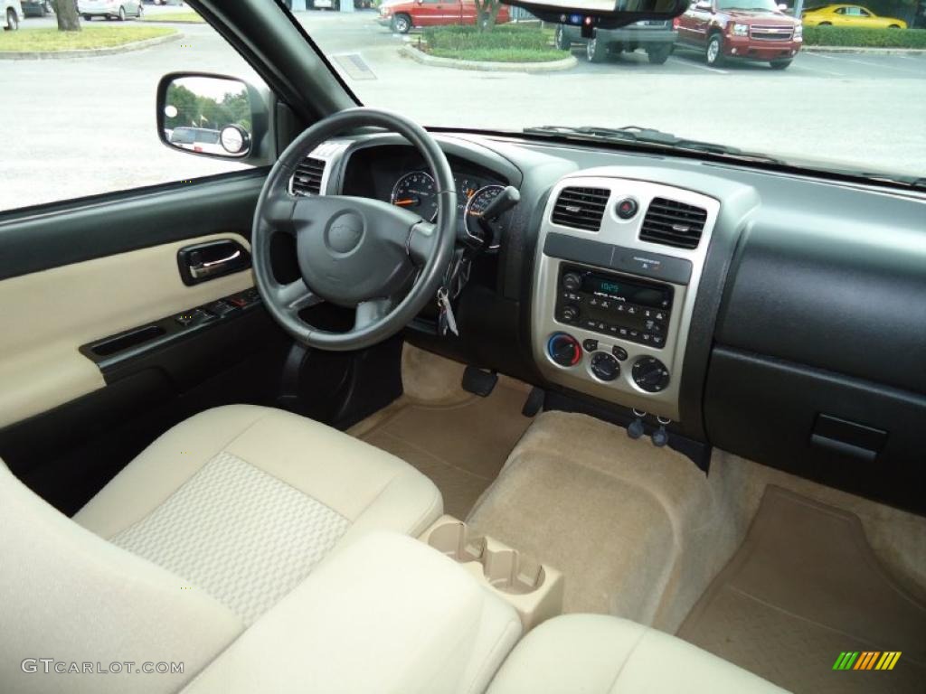 2008 Chevrolet Colorado LT Crew Cab Light Cashmere Dashboard Photo #39193799