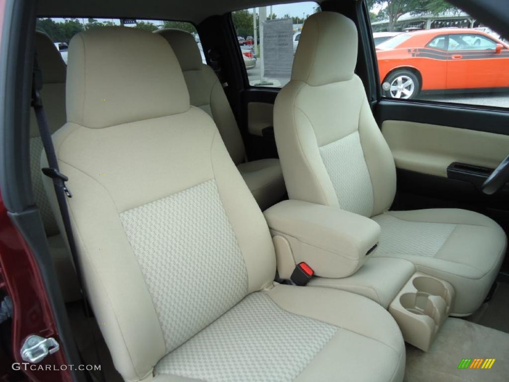 Light Cashmere Interior 2008 Chevrolet Colorado LT Crew Cab Photo #39193851