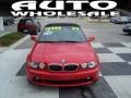 2005 Electric Red BMW 3 Series 330i Convertible  photo #2