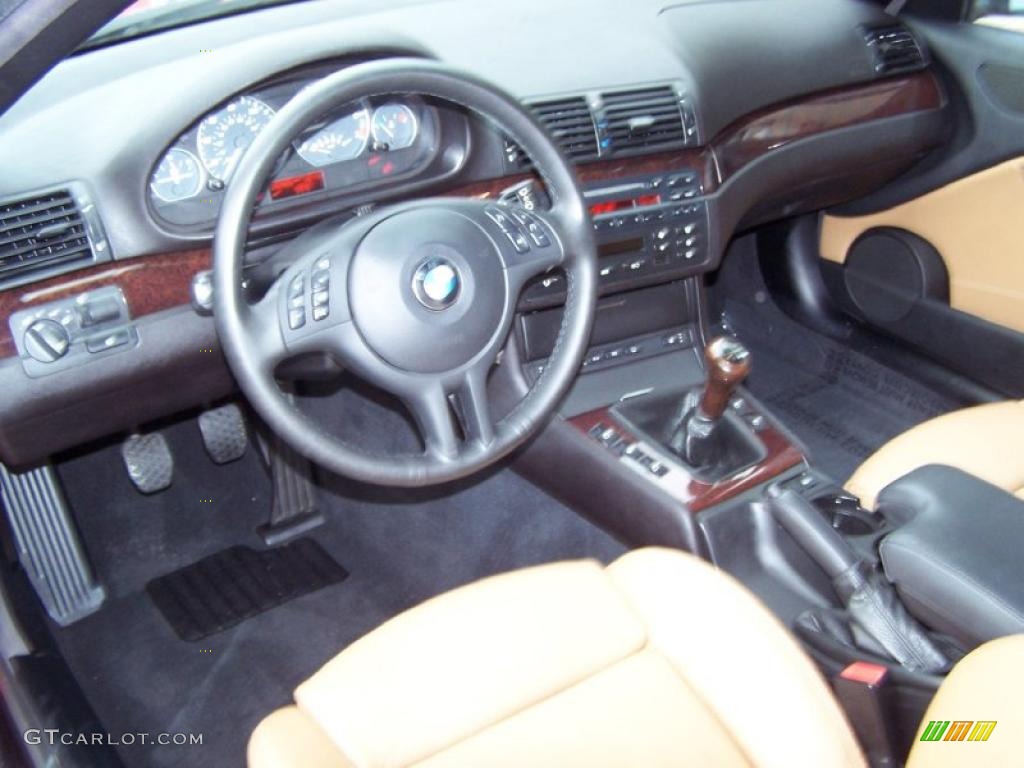 2005 3 Series 330i Convertible - Electric Red / Sand photo #9