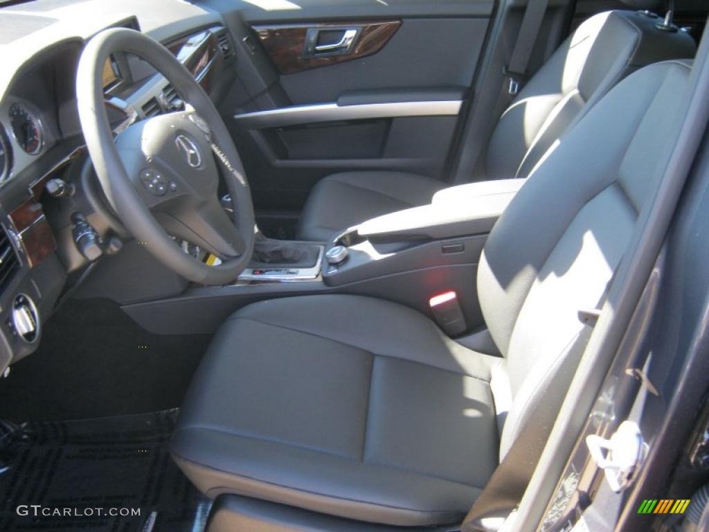 Black Interior 2011 Mercedes-Benz GLK 350 Photo #39194863