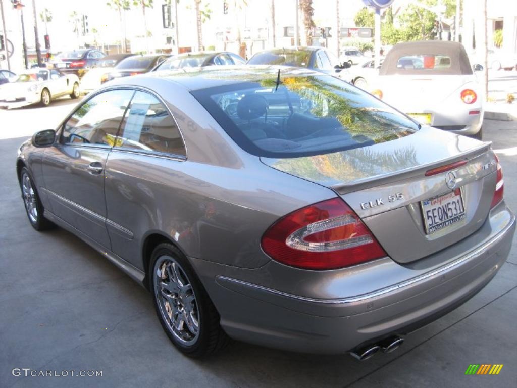 Pewter Silver Metallic 2003 Mercedes-Benz CLK 55 AMG Coupe Exterior Photo #39195159