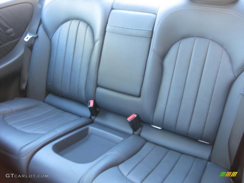 Charcoal Interior 2003 Mercedes-Benz CLK 55 AMG Coupe Photo #39195363