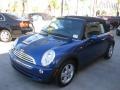 2008 Lightning Blue Metallic Mini Cooper Convertible  photo #8