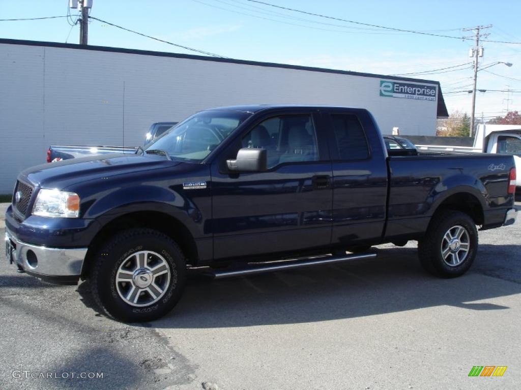 2006 F150 XLT SuperCab 4x4 - True Blue Metallic / Medium/Dark Flint photo #1