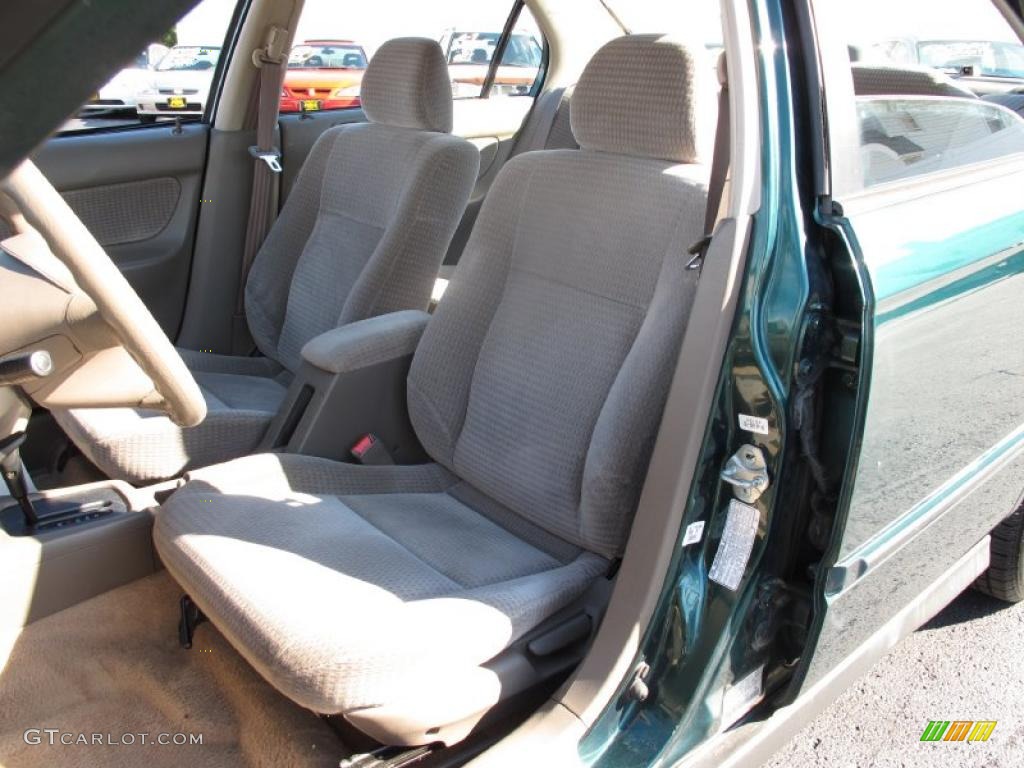 Beige Interior 2000 Honda Civic VP Sedan Photo #39196147