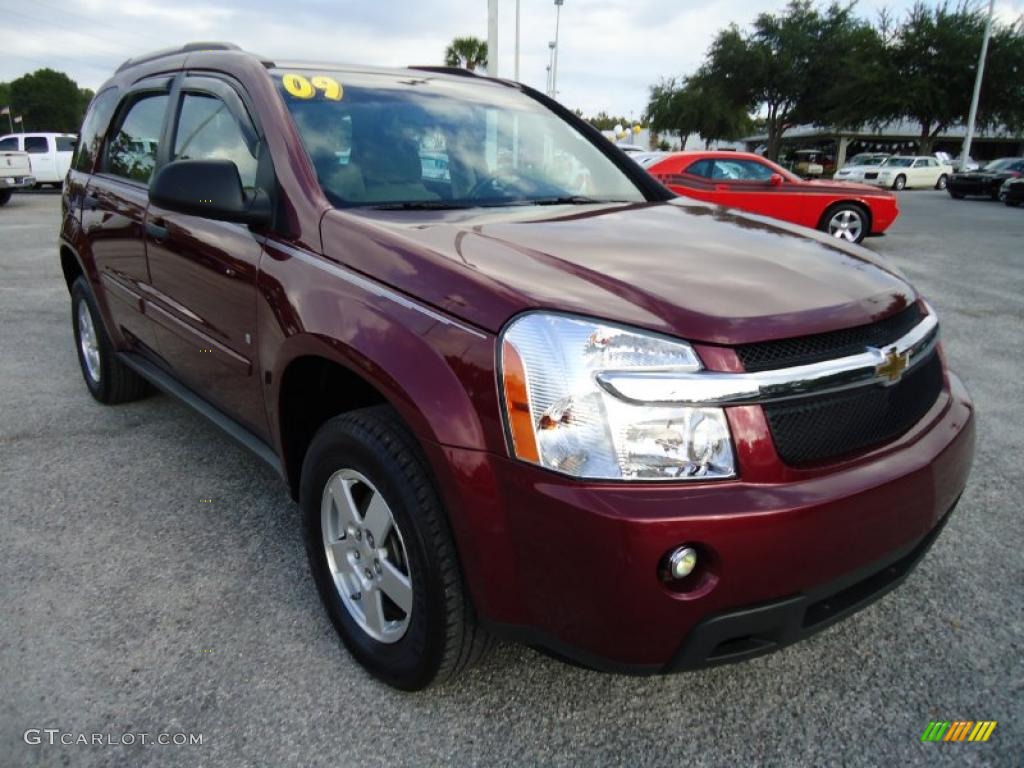 Deep Ruby Red Metallic 2009 Chevrolet Equinox LS Exterior Photo #39196595