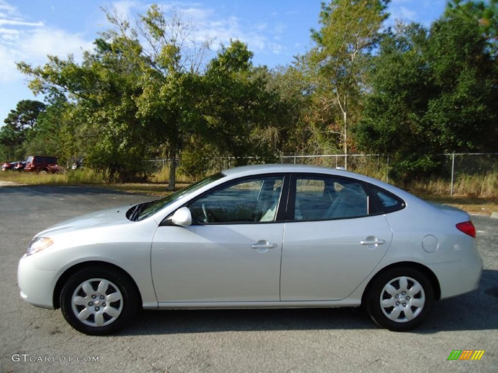 2009 Elantra GLS Sedan - Quicksilver / Gray photo #2
