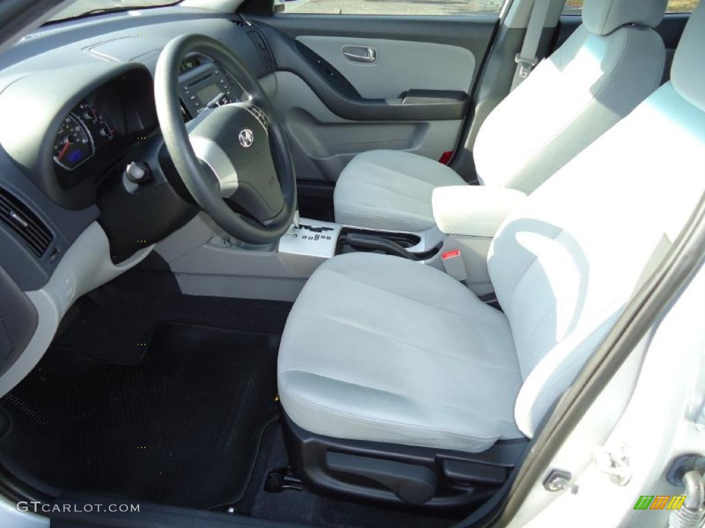 2009 Elantra GLS Sedan - Quicksilver / Gray photo #5