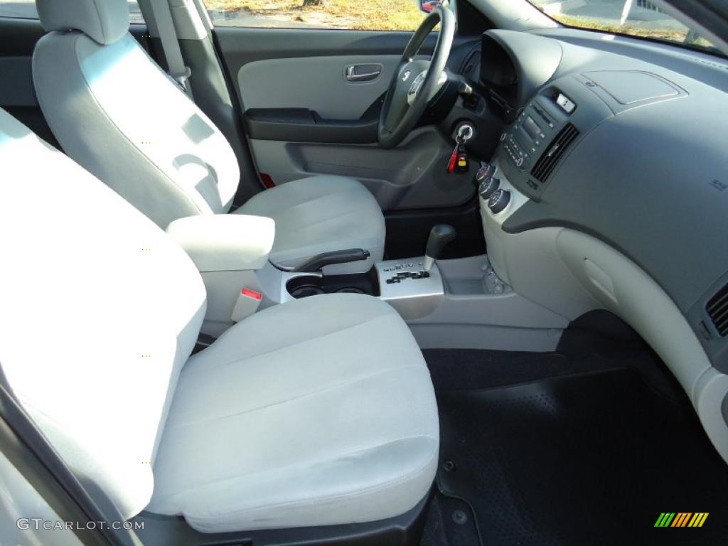 2009 Elantra GLS Sedan - Quicksilver / Gray photo #19