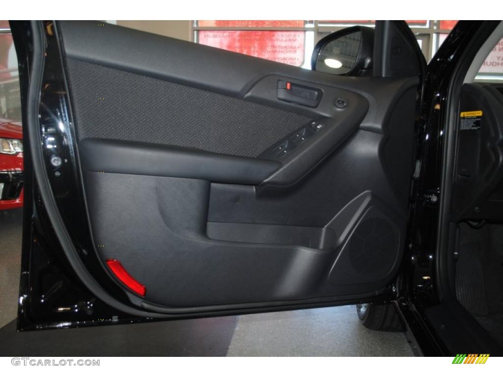 2011 Kia Forte EX 5 Door Black Door Panel Photo #39197399