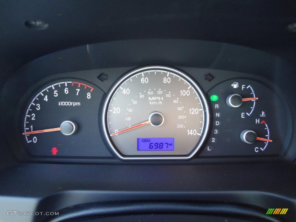 2009 Elantra GLS Sedan - Quicksilver / Gray photo #31