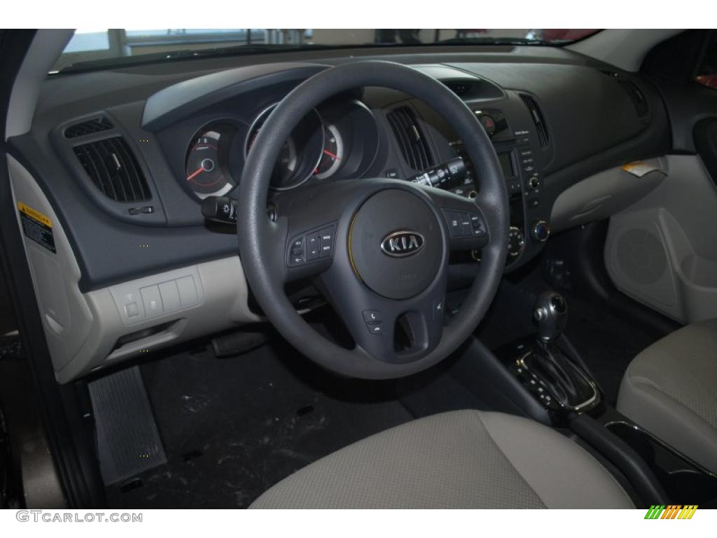 2011 Kia Forte EX 5 Door Stone Dashboard Photo #39197575