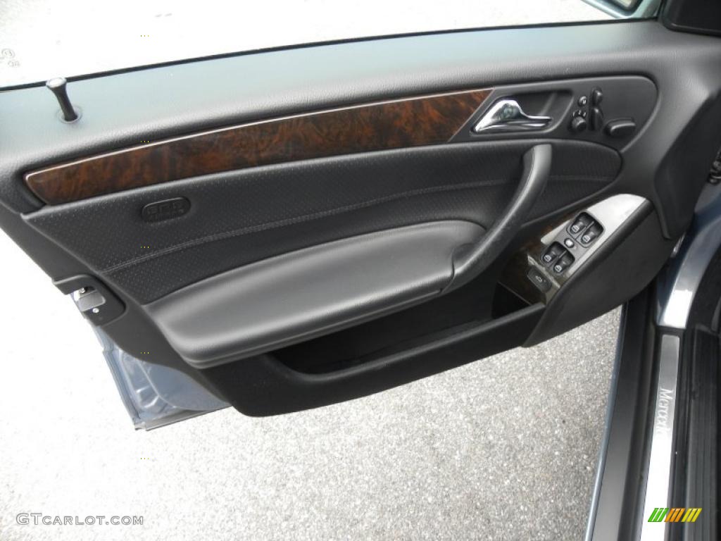2005 Mercedes-Benz C 320 4Matic Sedan Black Door Panel Photo #39198979
