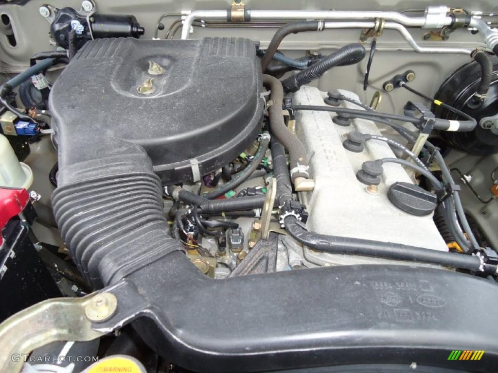 2002 Nissan Frontier XE King Cab 2.4 Liter DOHC 16-Valve 4 Cylinder Engine Photo #39199555
