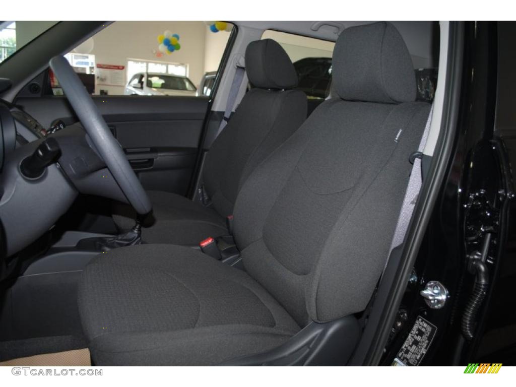 Black Cloth Interior 2011 Kia Soul 1.6 Photo #39199855