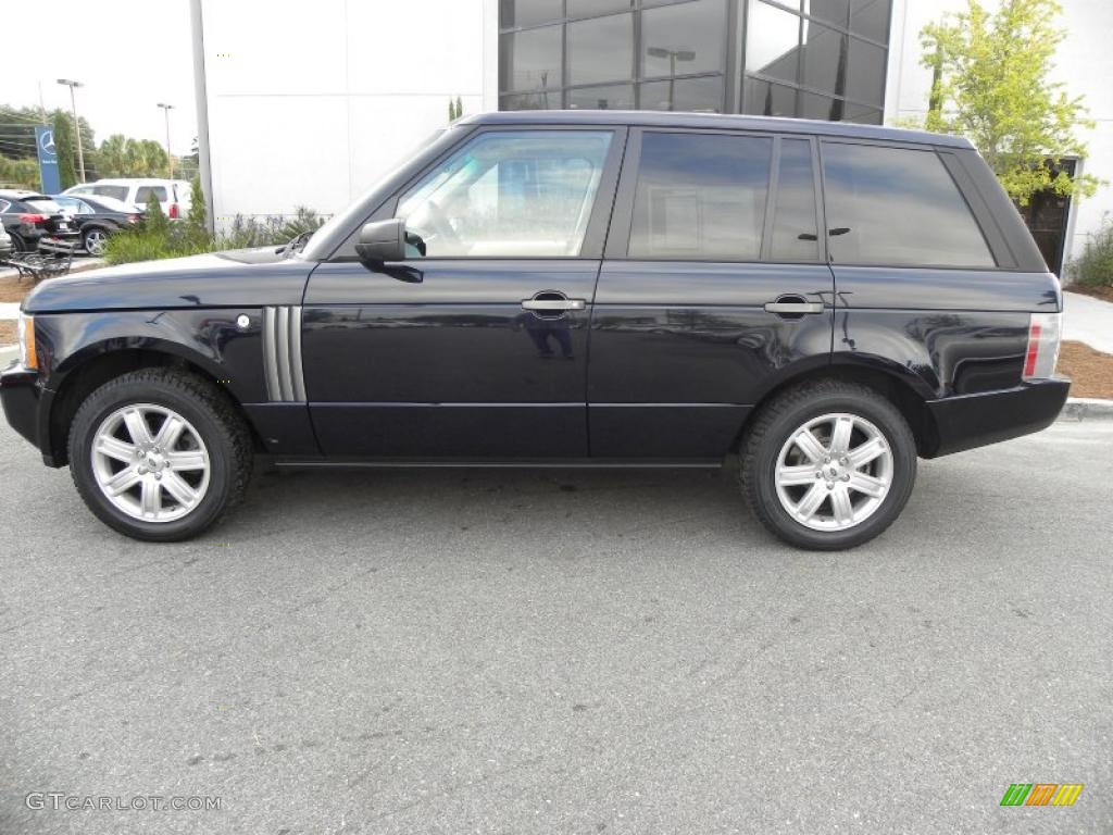 2007 Range Rover HSE - Java Black Pearl / Ivory/Black photo #2