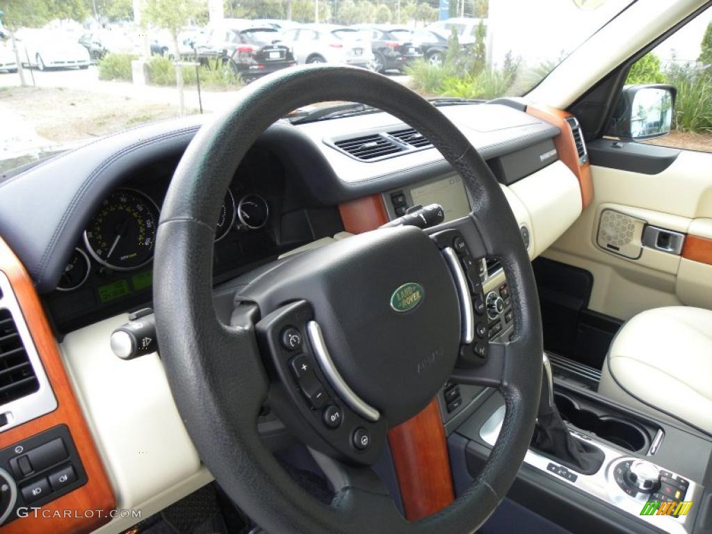 2007 Range Rover HSE - Java Black Pearl / Ivory/Black photo #3