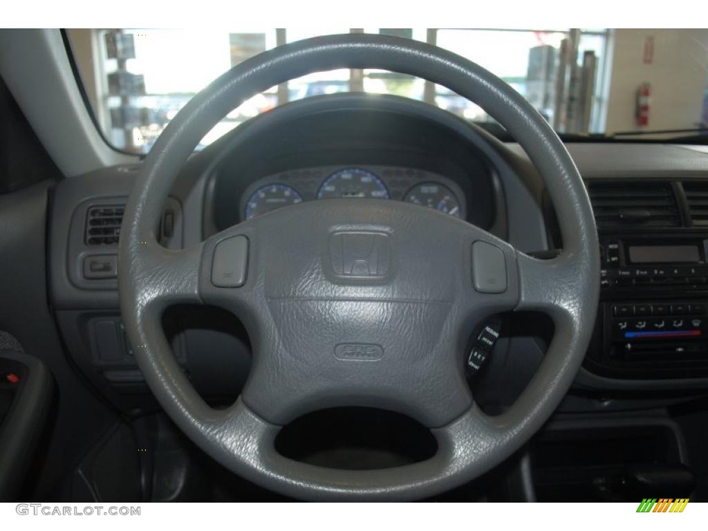 1998 Honda Civic LX Sedan Gray Steering Wheel Photo #39201919