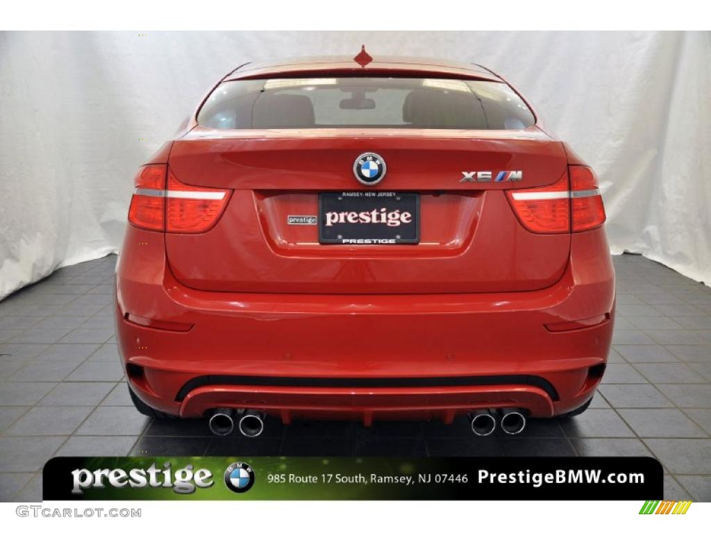 2010 X6 M  - Melbourne Red Metallic / Bamboo Beige photo #3