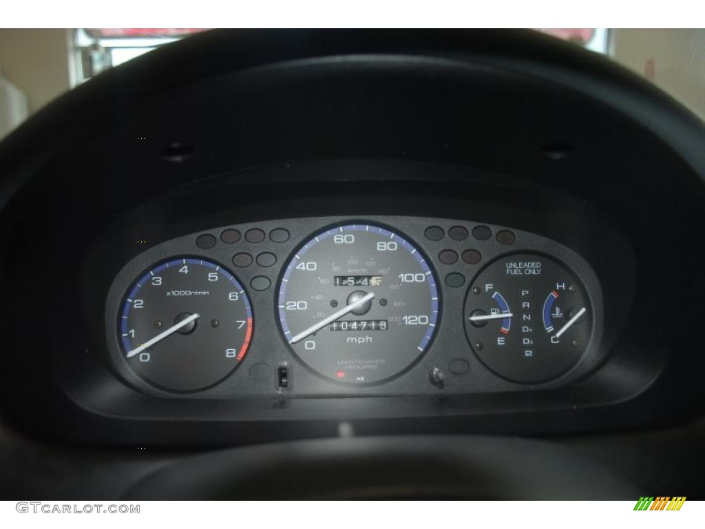 1998 Honda Civic LX Sedan Gauges Photo #39201947
