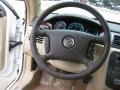 Cocoa/Cashmere 2011 Buick Lucerne CXL Steering Wheel