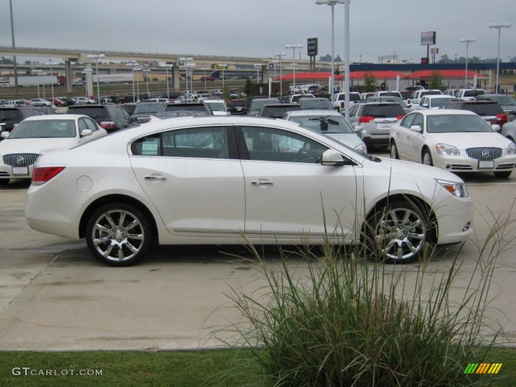 White Diamond Tricoat 2011 Buick LaCrosse CXS Exterior Photo #39202625