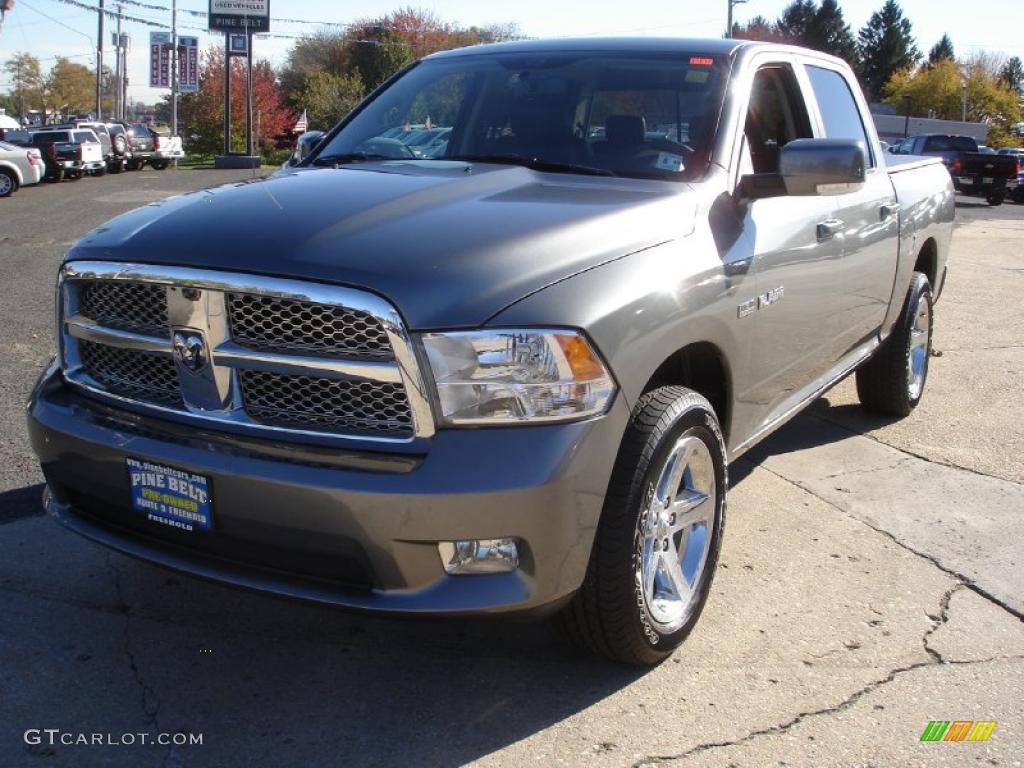 2009 Ram 1500 Sport Crew Cab 4x4 - Mineral Gray Metallic / Dark Slate/Medium Graystone photo #1