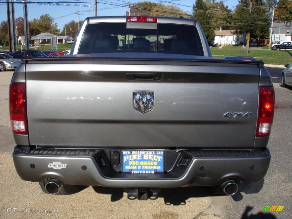 2009 Ram 1500 Sport Crew Cab 4x4 - Mineral Gray Metallic / Dark Slate/Medium Graystone photo #5