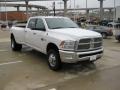 Bright White 2011 Dodge Ram 3500 HD Laramie Crew Cab 4x4 Dually Exterior
