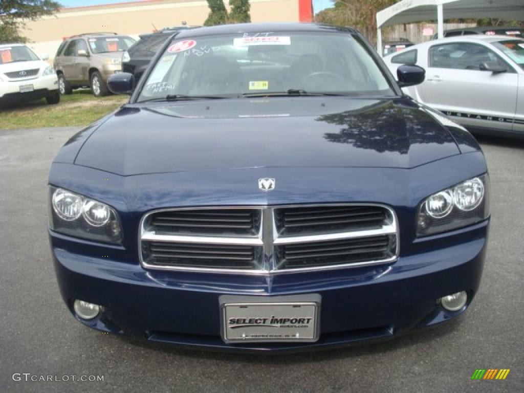2006 Charger R/T - Midnight Blue Pearl / Dark Slate Gray/Light Graystone photo #8