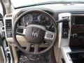 Light Pebble Beige/Bark Brown Steering Wheel Photo for 2011 Dodge Ram 3500 HD #39204151
