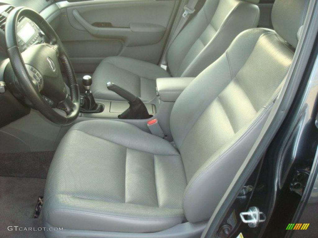 Quartz Gray Interior 2006 Acura TSX Sedan Photo #39204263