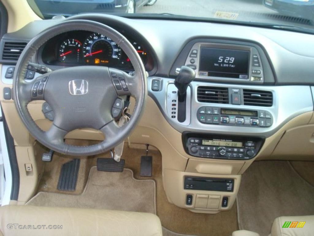 2008 Honda Odyssey Touring Ivory Dashboard Photo #39204627