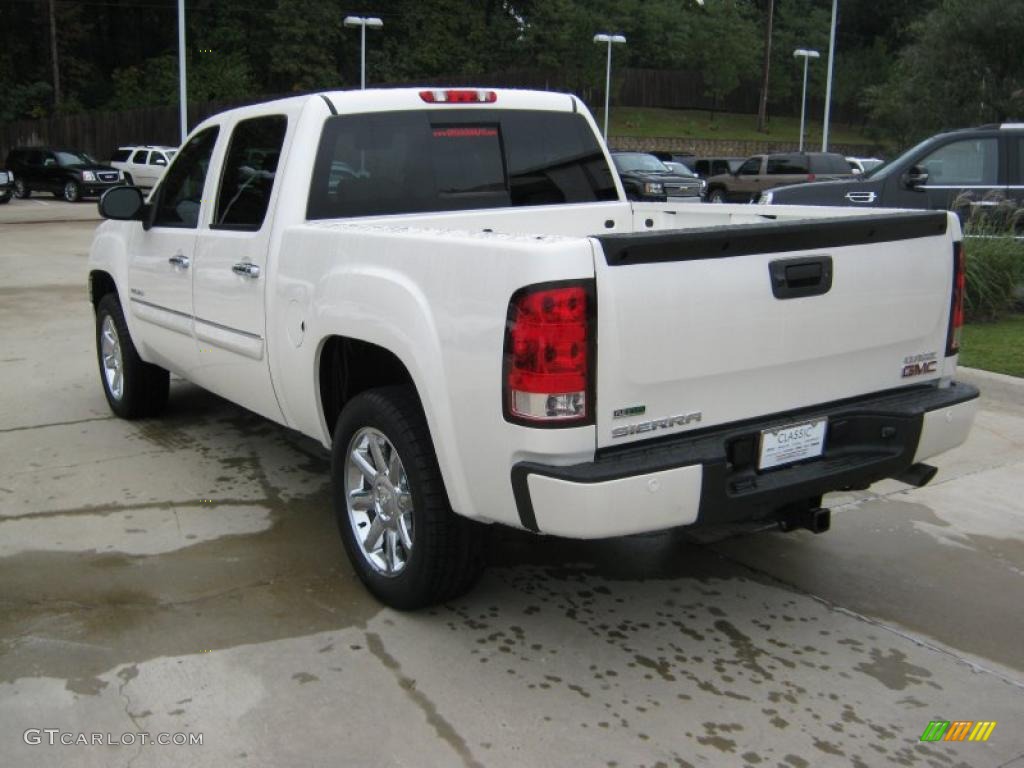 White Diamond Tricoat 2011 GMC Sierra 1500 Denali Crew Cab 4x4 Exterior Photo #39205020