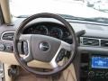 2011 GMC Sierra 1500 Cocoa/Light Cashmere Interior Steering Wheel Photo