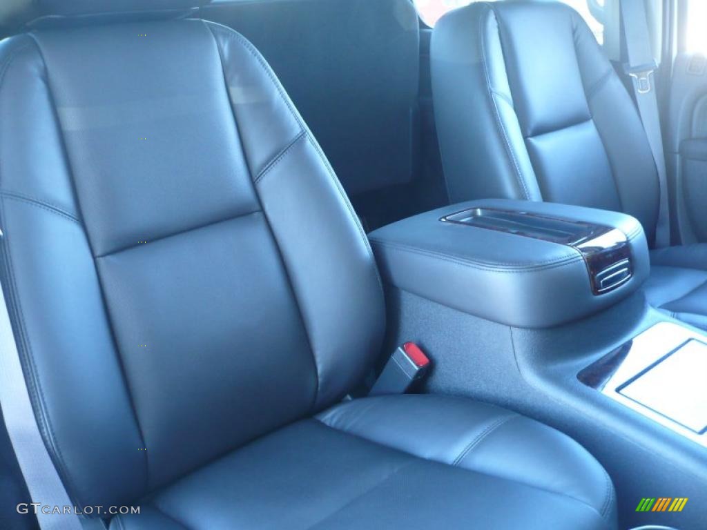 Ebony Interior 2011 GMC Sierra 3500HD Denali Crew Cab 4x4 Dually Photo #39205772