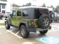 2010 Rescue Green Metallic Jeep Wrangler Unlimited Mountain Edition 4x4  photo #3