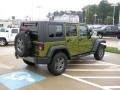 2010 Rescue Green Metallic Jeep Wrangler Unlimited Mountain Edition 4x4  photo #5