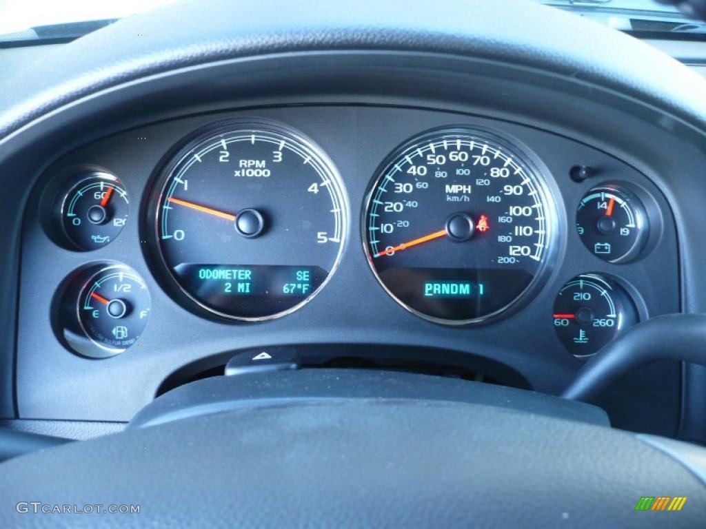 2011 GMC Sierra 2500HD SLT Crew Cab 4x4 Gauges Photo #39205992