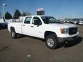 Front 3/4 View of 2011 Sierra 2500HD Work Truck Crew Cab 4x4