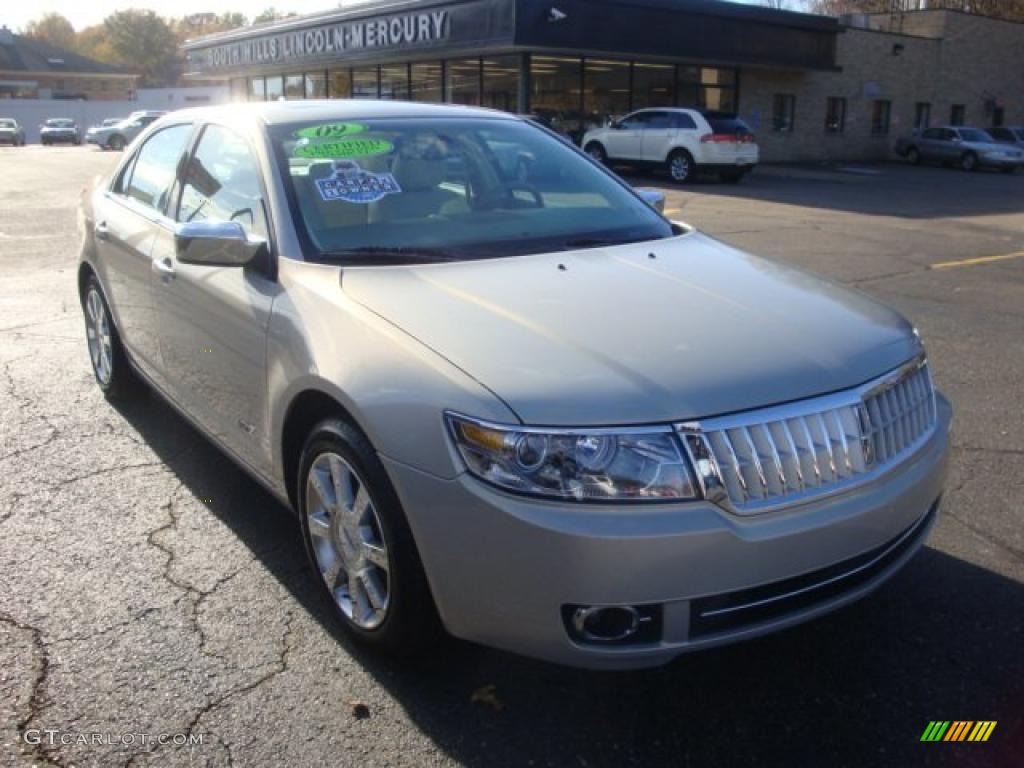 Smokestone Metallic 2009 Lincoln MKZ AWD Sedan Exterior Photo #39206622