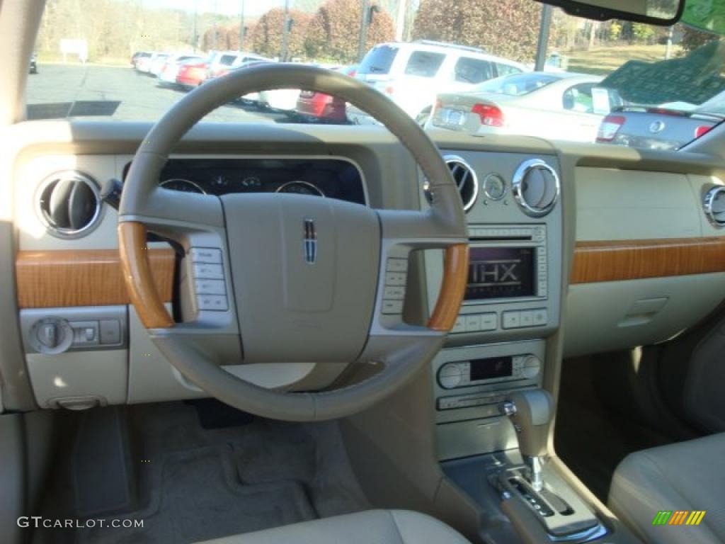 2009 Lincoln MKZ AWD Sedan Sand Dashboard Photo #39206678