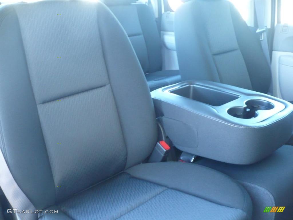 Dark Titanium Interior 2011 GMC Sierra 3500HD Work Truck Crew Cab 4x4 Photo #39207054