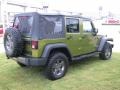 2010 Rescue Green Metallic Jeep Wrangler Unlimited Mountain Edition 4x4  photo #5