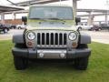 2010 Rescue Green Metallic Jeep Wrangler Unlimited Mountain Edition 4x4  photo #8