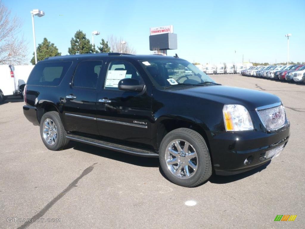 Onyx Black 2011 GMC Yukon XL Denali AWD Exterior Photo #39207446