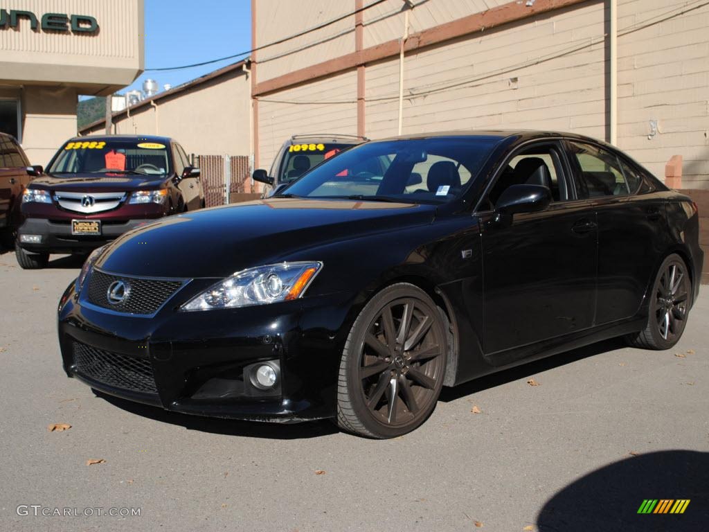 Obsidian Black 2008 Lexus IS F Exterior Photo #39207670