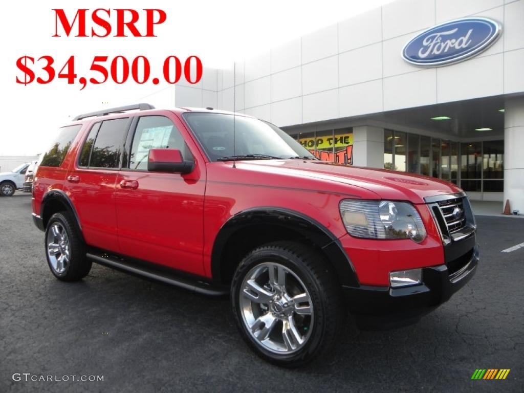 Torch Red Ford Explorer