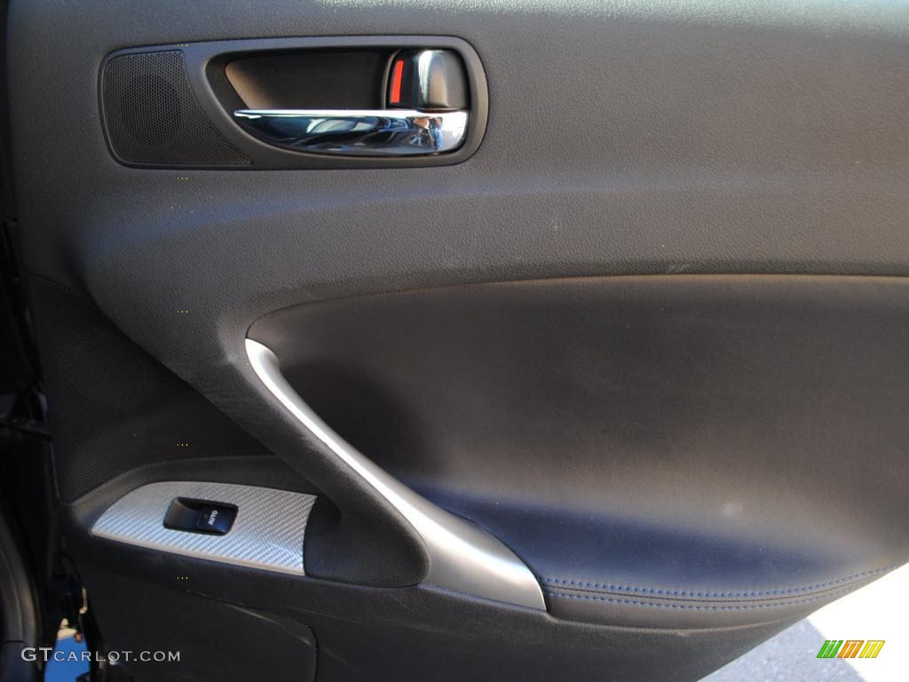 2008 Lexus IS F Black Door Panel Photo #39207762